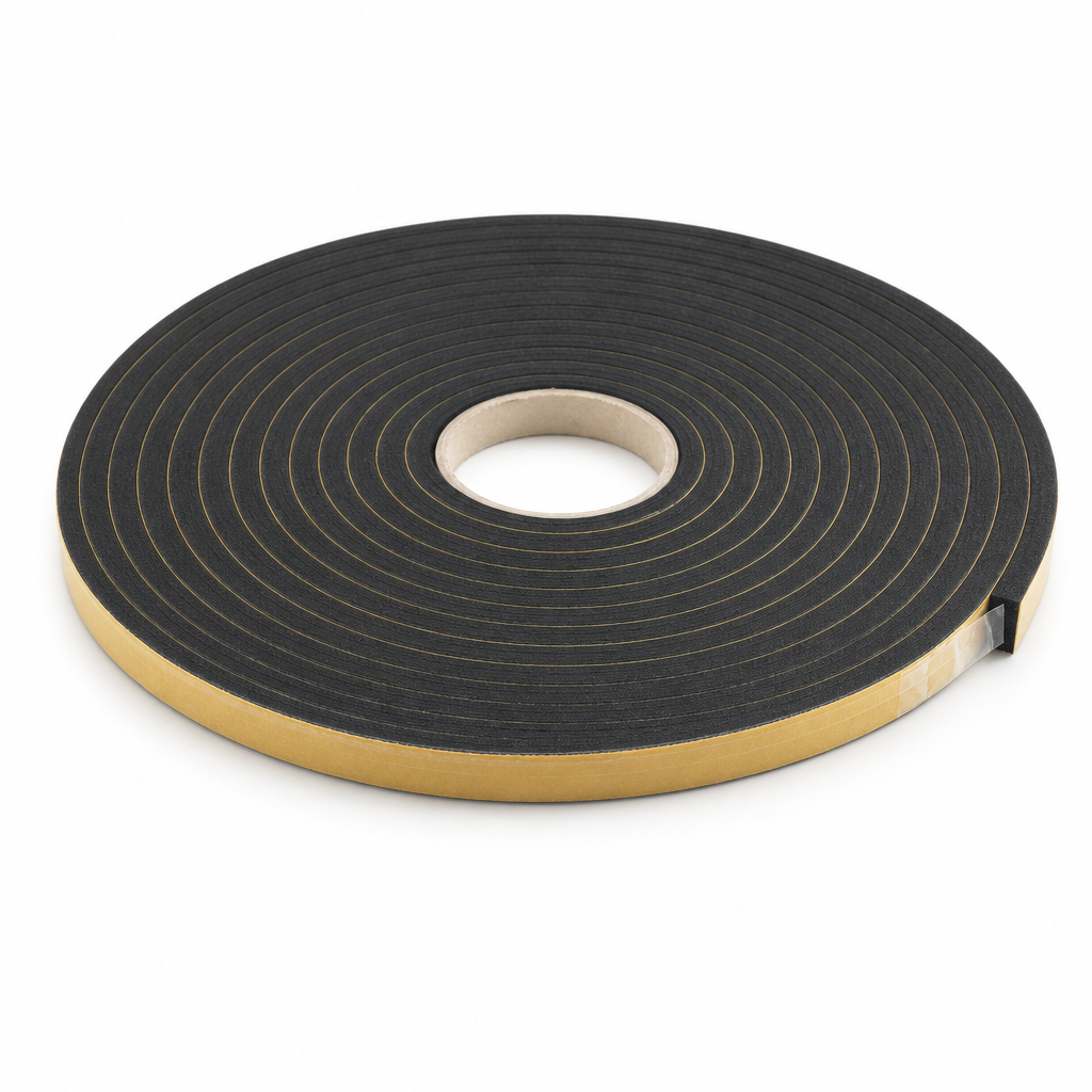 Self-Adhesive Backed Polyethylene Strip 10mm x 4mm – 10M Coil