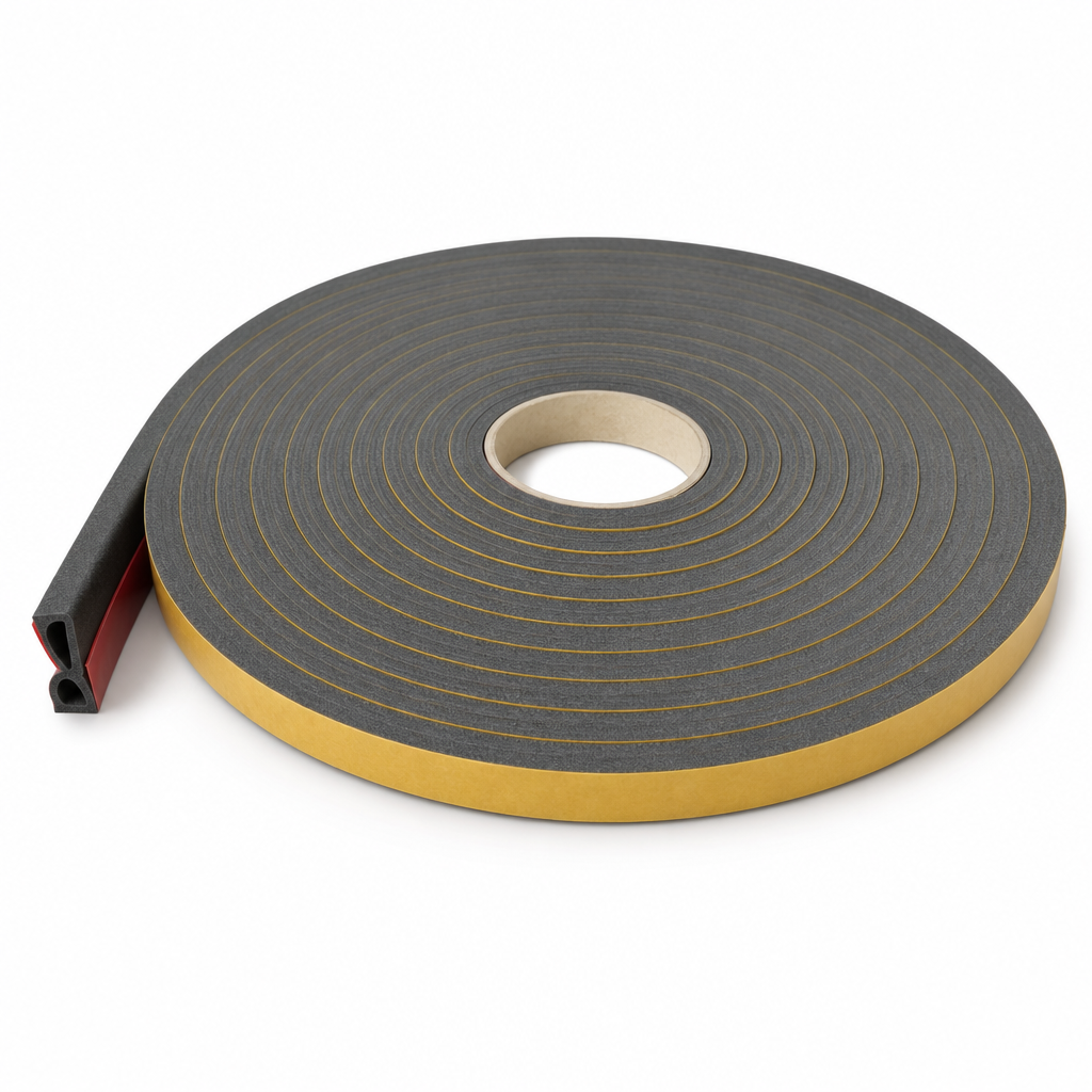 Self-Adhesive Backed Polyethylene Strip – 16mm x 10mm (10m Coil)