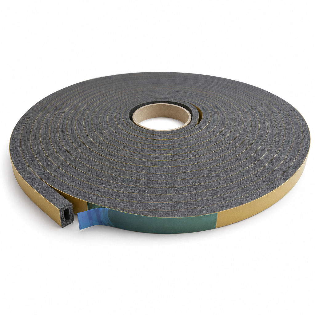 Self Adhesive Backed Polyethylene Strip 19mm x 12mm – 10m Coil