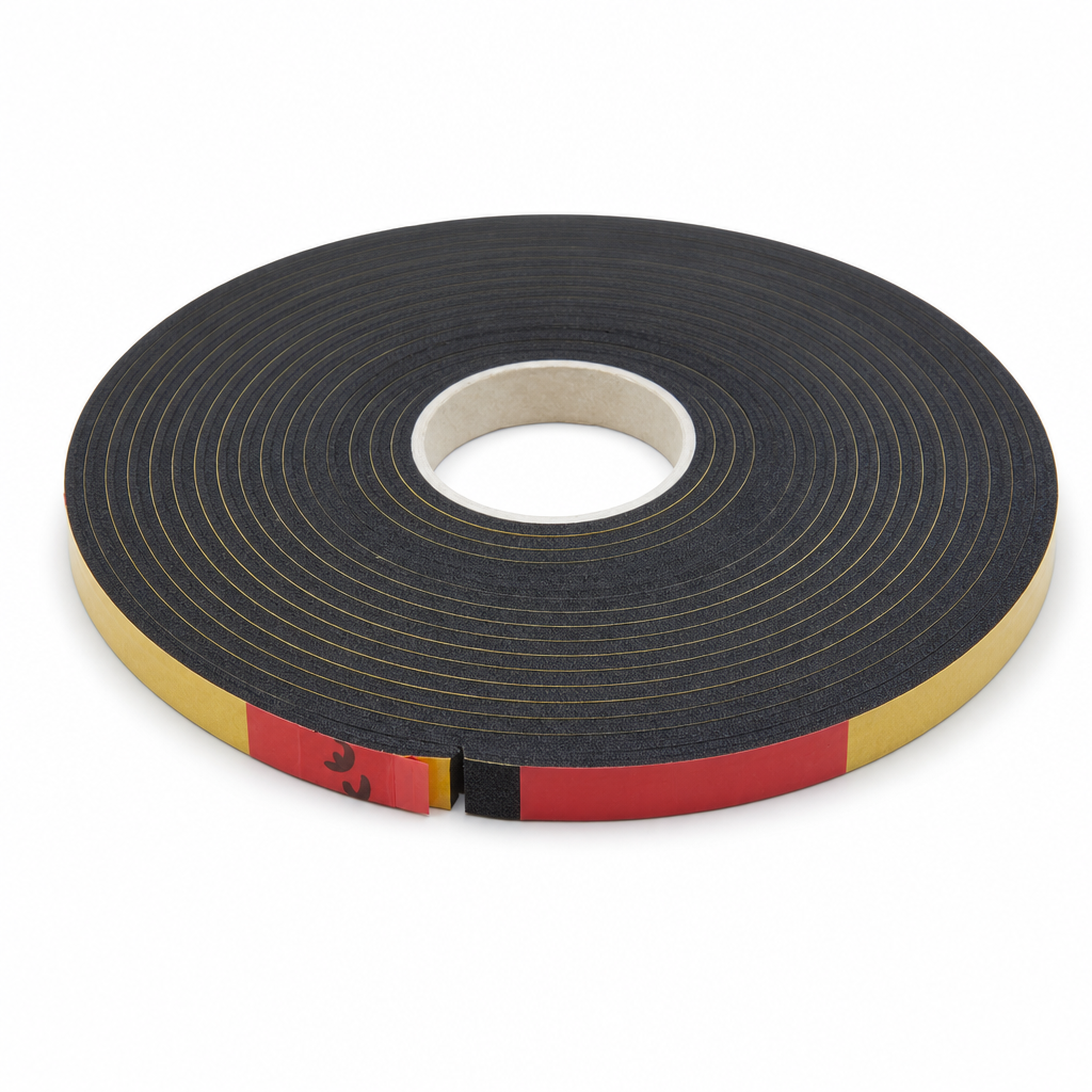 Neoprene Sponge Strip 19mm x 6mm – 10 Metre Coil