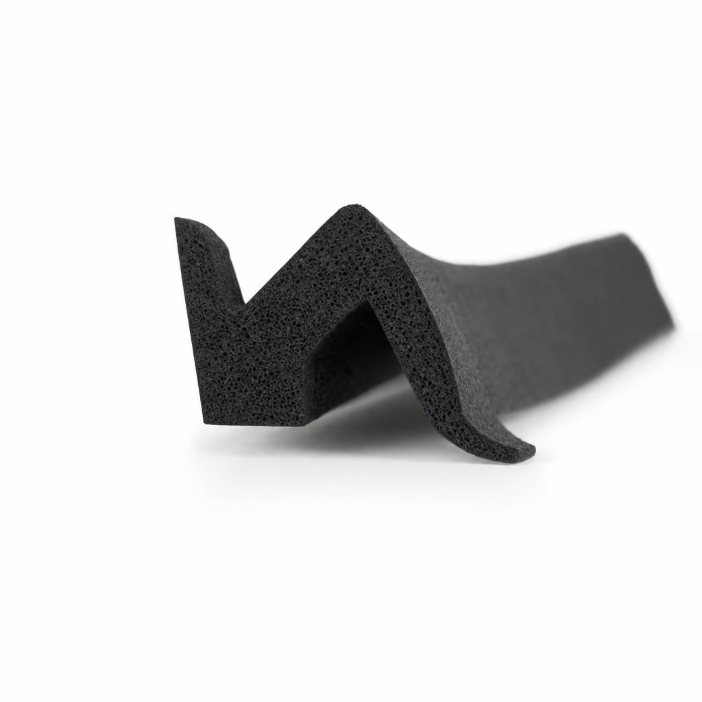 Expanded Sponge Section – 20mm Wide x 18mm High (Black)