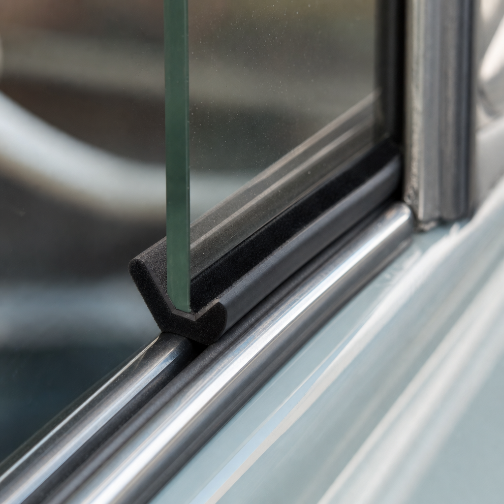 Flocked Lined Sliding Window Channel – Fits Morris Minor (6mm)