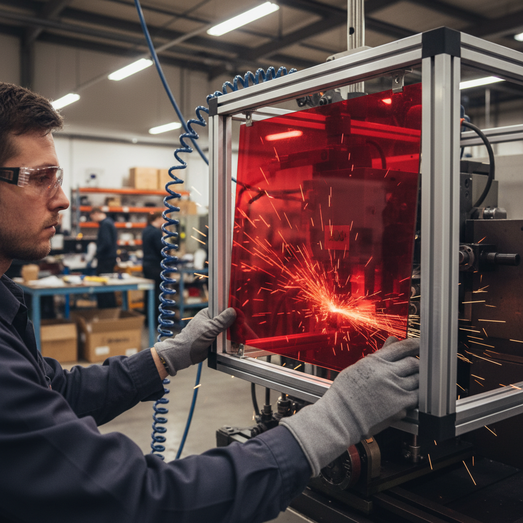 Premium Red Acrylic Sheet - High-Performance Cast Material with Excellent Durability and Surface Hardness