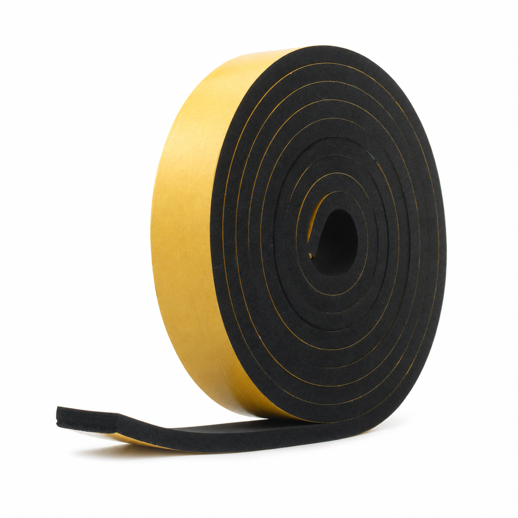 12mm Thick – Self-Adhesive Sponge Rubber Strip