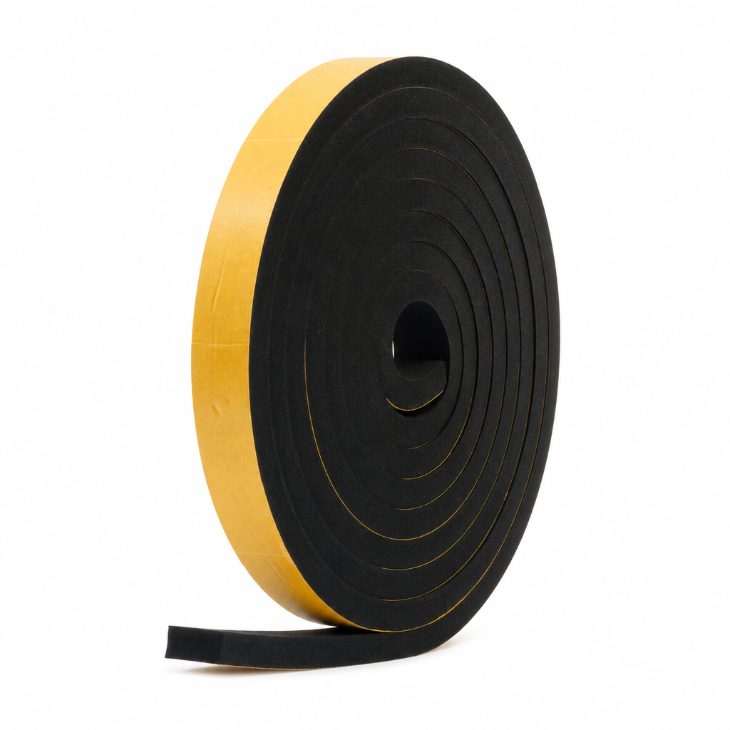15mm Thick – Self-Adhesive Sponge Rubber Strip
