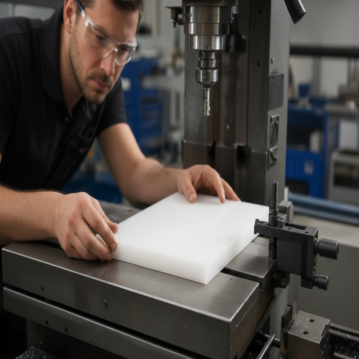 Cast Nylon 6 Sheet for Engineering Applications 60mm to 100mm thick