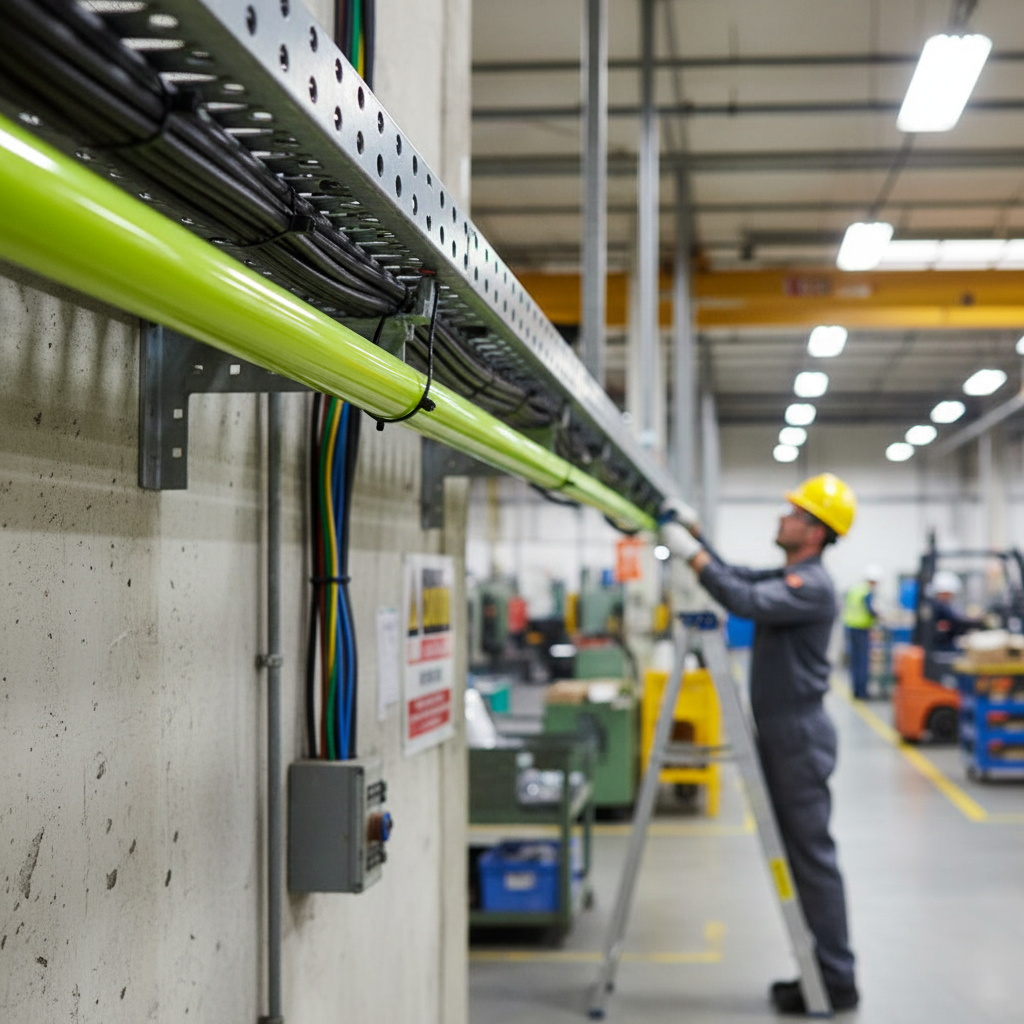 Premium Fluorescent Acrylic Extruded Green Tube - High Gloss, Rigid, Easy to Fabricate for Displays and Lighting