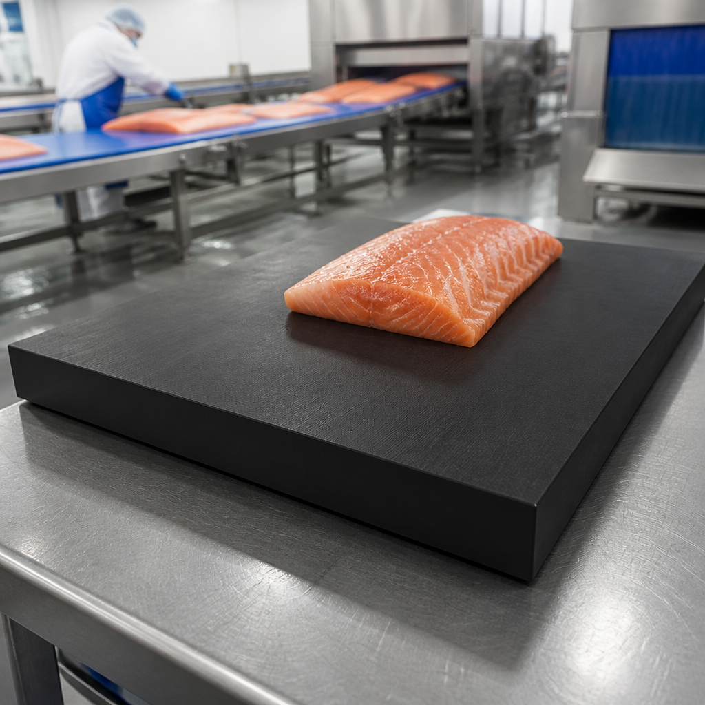 Ultra-High Molecular Weight Polyethylene Sheet for Food Processing 50mm to 80mm thick