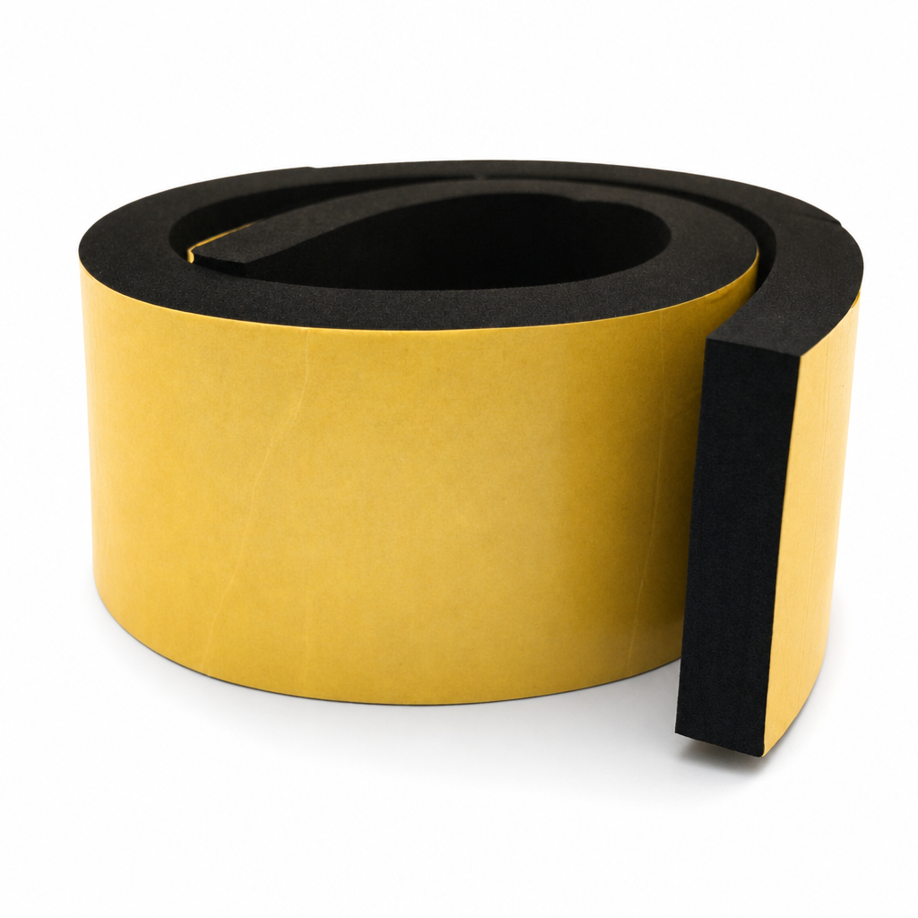 25mm Thick – Self-Adhesive Sponge Rubber Strip
