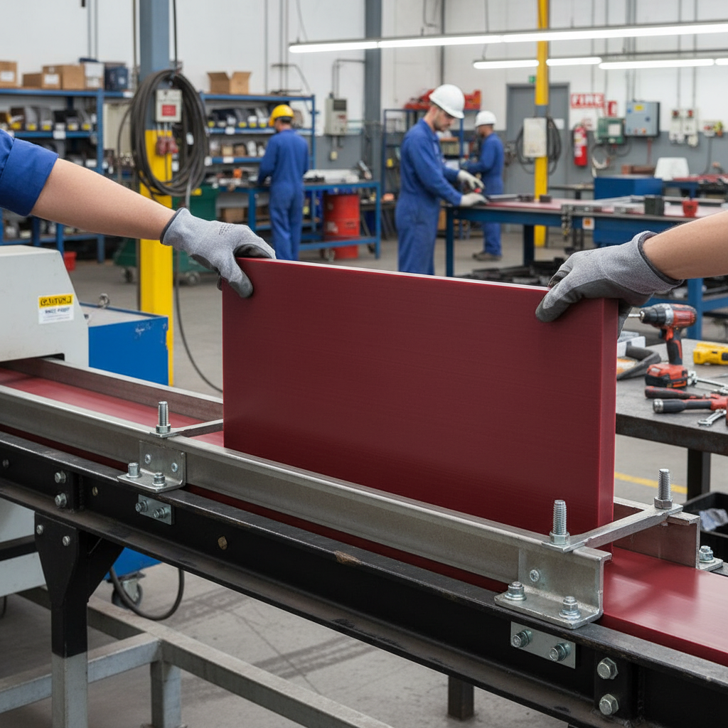 Premium High-Performance Pressed and Planed Burgundy Polyethylene Sheet with High Chemical Resistance and Impact Strength