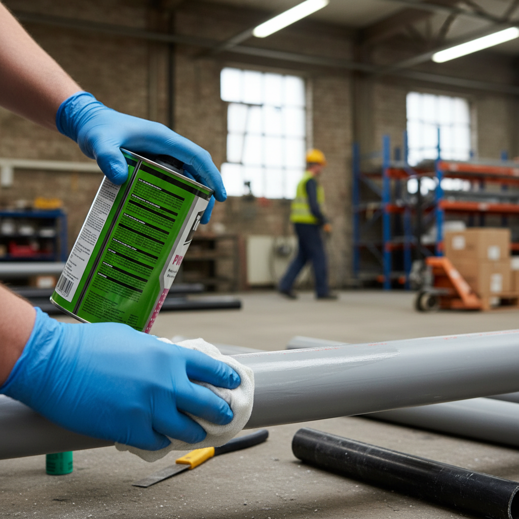 Premium Solvent Cleaner for PVC and ABS Joints - High-Performance Residue Remover for Reliable Bonding