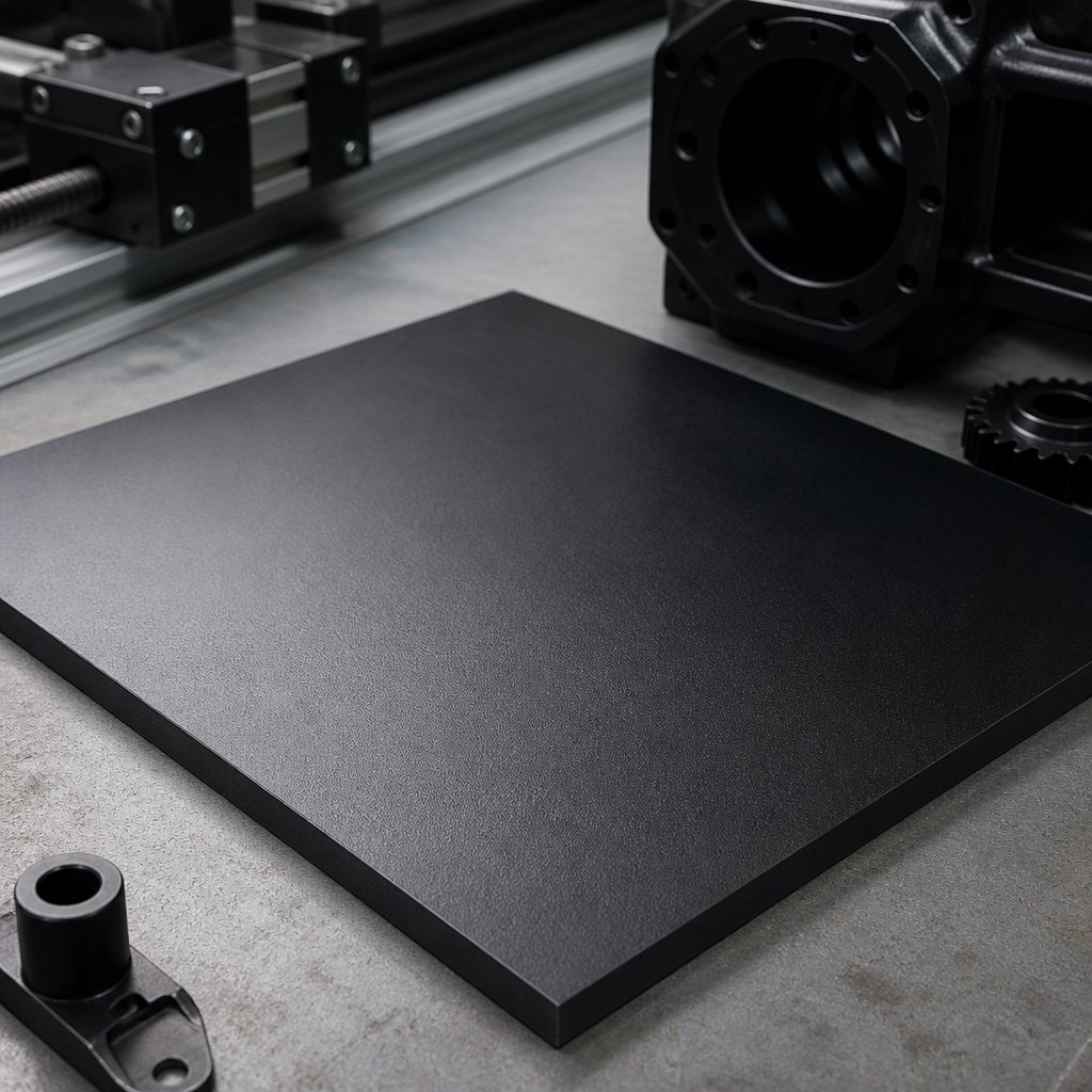 Nylon 6.6 Black Sheet for Engineering Applications 6mm to 50mm thick