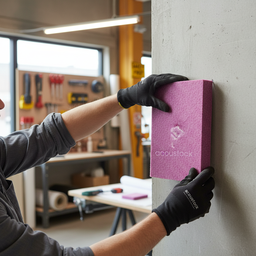 Professional PET Felt Acoustic Panel in Mulberry Red - Eco-Friendly, Fire Retardant, High Acoustic Performance