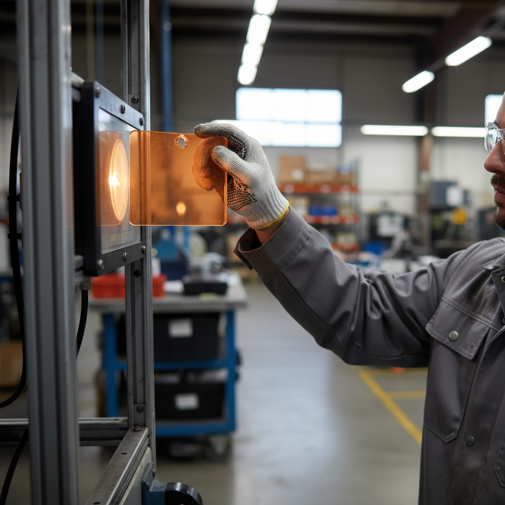 Premium Solid Orange Acrylic Sheet - High-Quality Cast PMMA with Light-Diffusing Properties for Versatile Applications