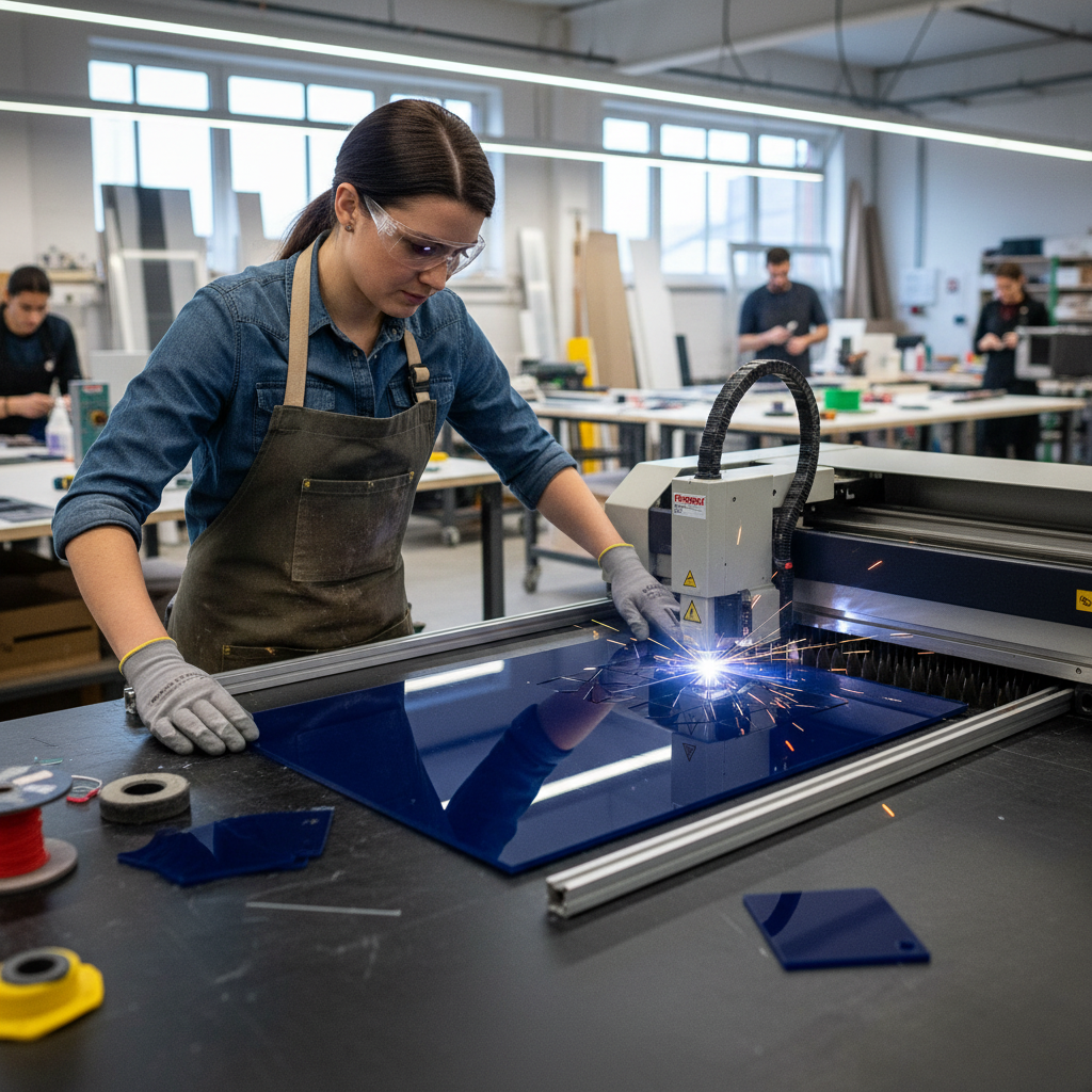 Premium Blue Acrylic Sheet - High-Performance, Durable Material with Excellent Surface Hardness and Temperature Resistance