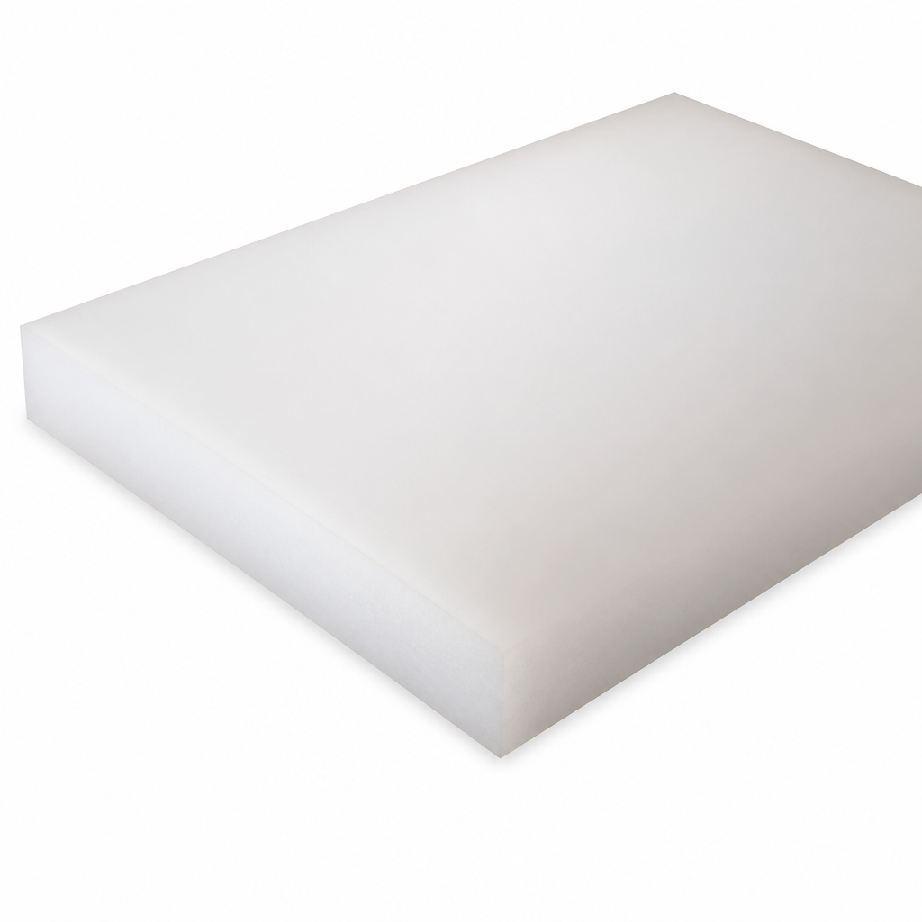 Ultra-High Molecular Weight Polyethylene Natural Sheet for Food Processing 50mm to 80mm thick