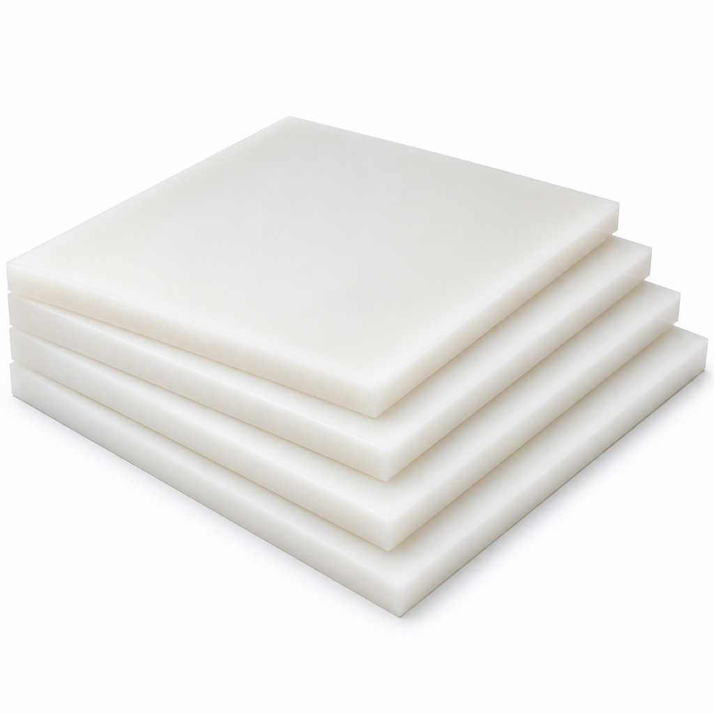 Natural Nylon 6.6 Sheet for Gears and Electrical Insulators 5mm to 25mm thick