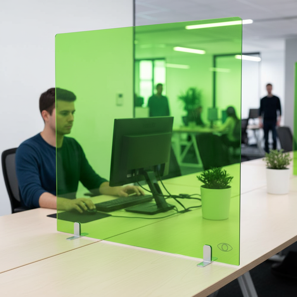 Premium Green Acrylic Sheet for Interior Design and Retail Display - Durable, High-Performance Material with Excellent Surface Hardness