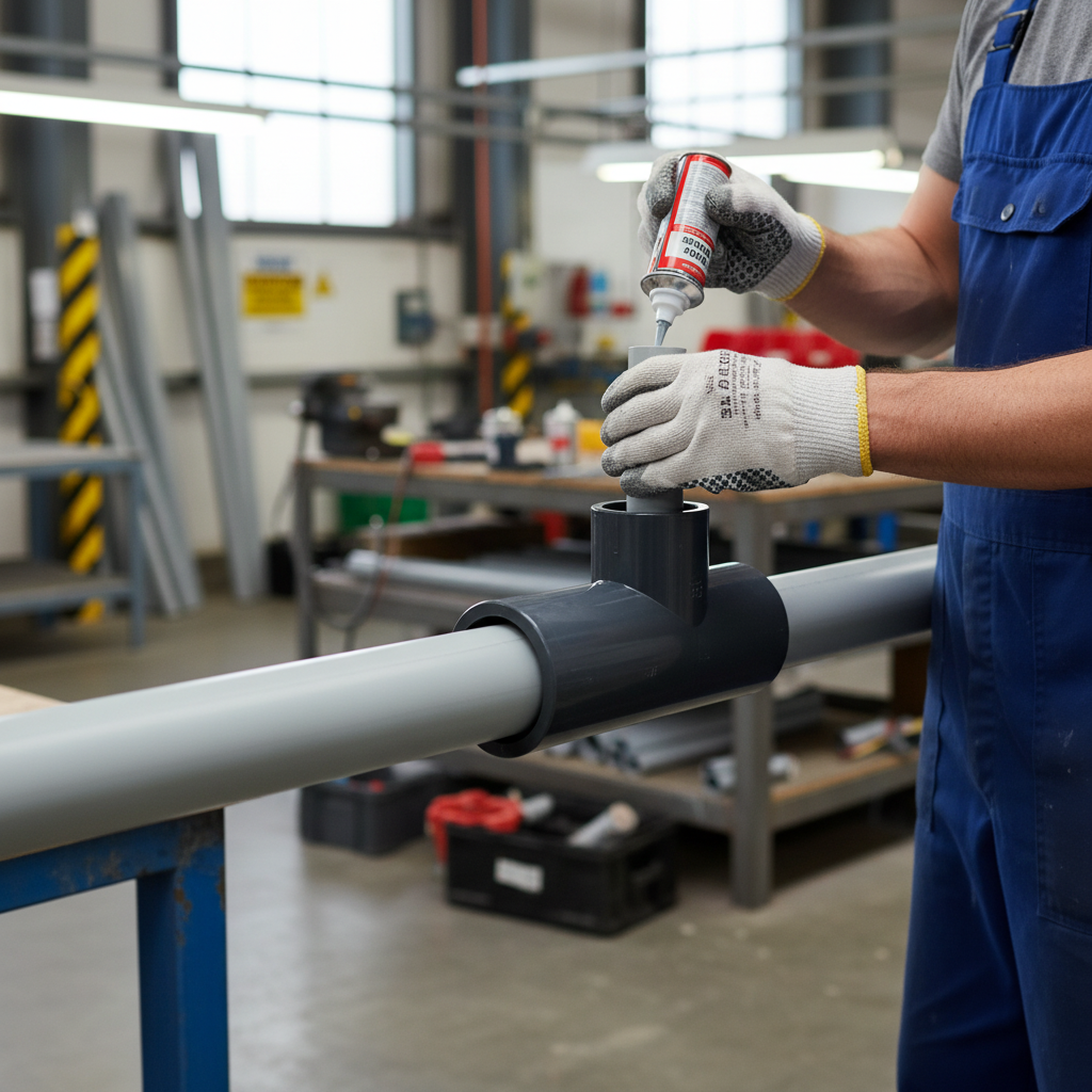 Premium PVCu Reducing Tee Plain Metric Fitting with High Chemical Resistance and Lightweight Design for Easy Installation