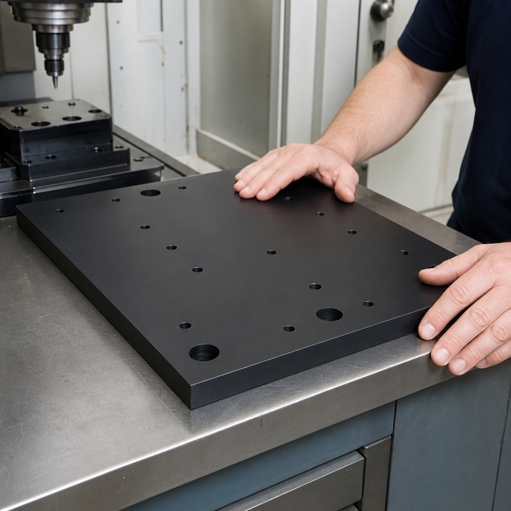 Cast Nylon 6 Black Sheet for Engineering Applications 1mm to 16mm thick