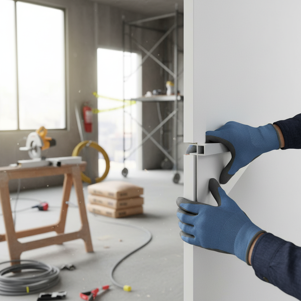 Premium Plastic PVC Corner Joint Square Sections - 75m Pack with 25 x 3m Size Options for 90 Degree Board Profiles