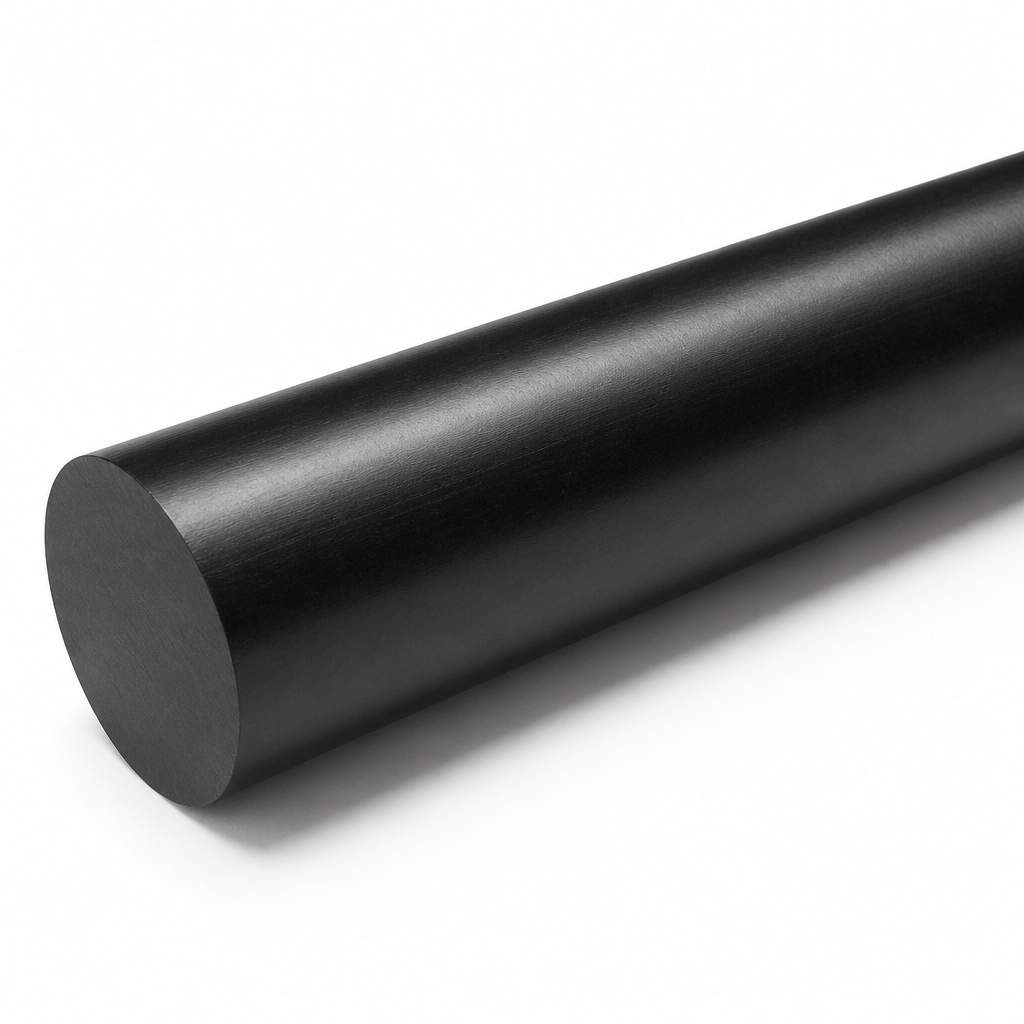 Black Acetal C Rod for Food Applications (Various Sizes) 6mm to 90mm diameter
