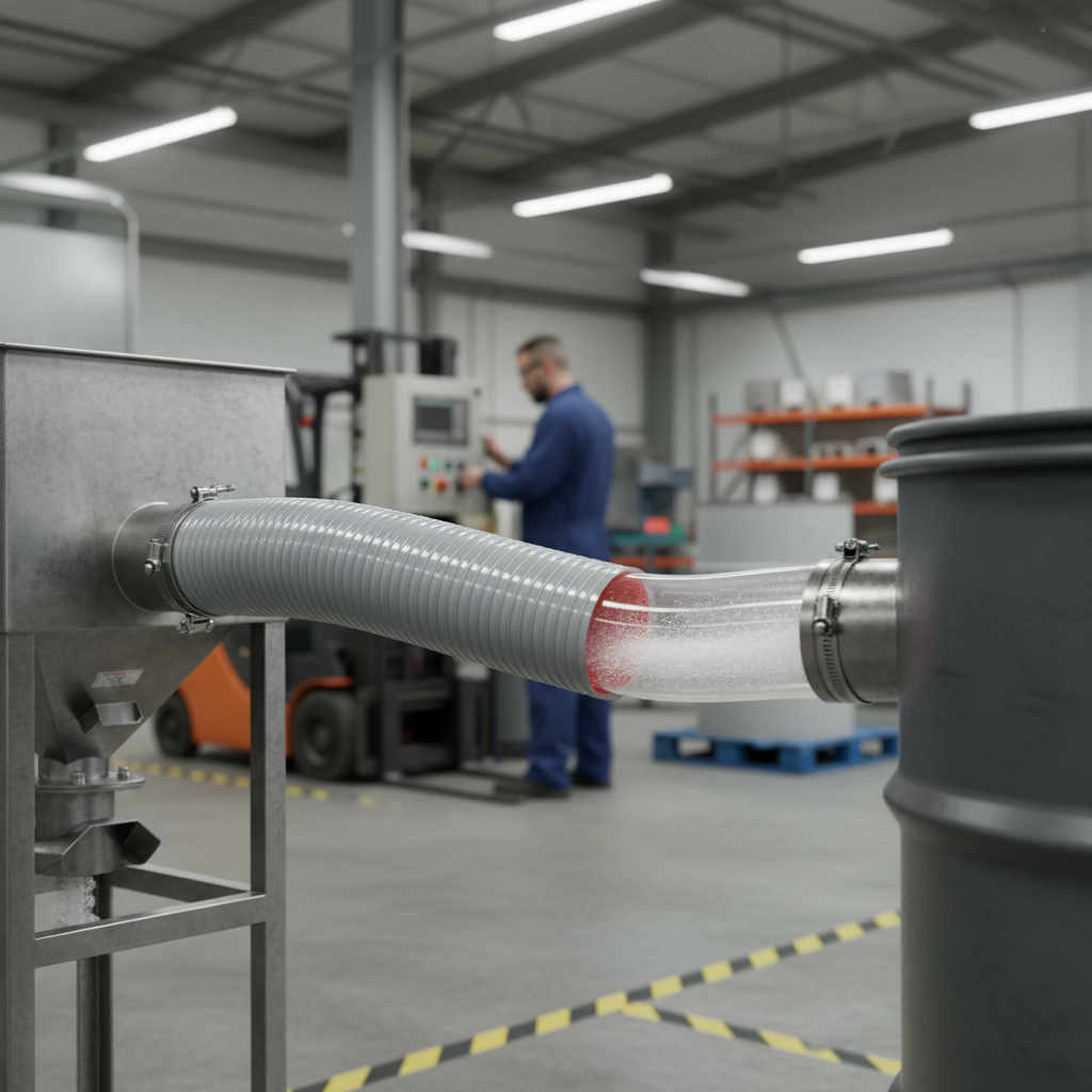 Premium Heavy Duty PU Reinforced Antistatic PVC-P TPU Hose for Abrasive Liquids with Temperature Range -25 to 60°C