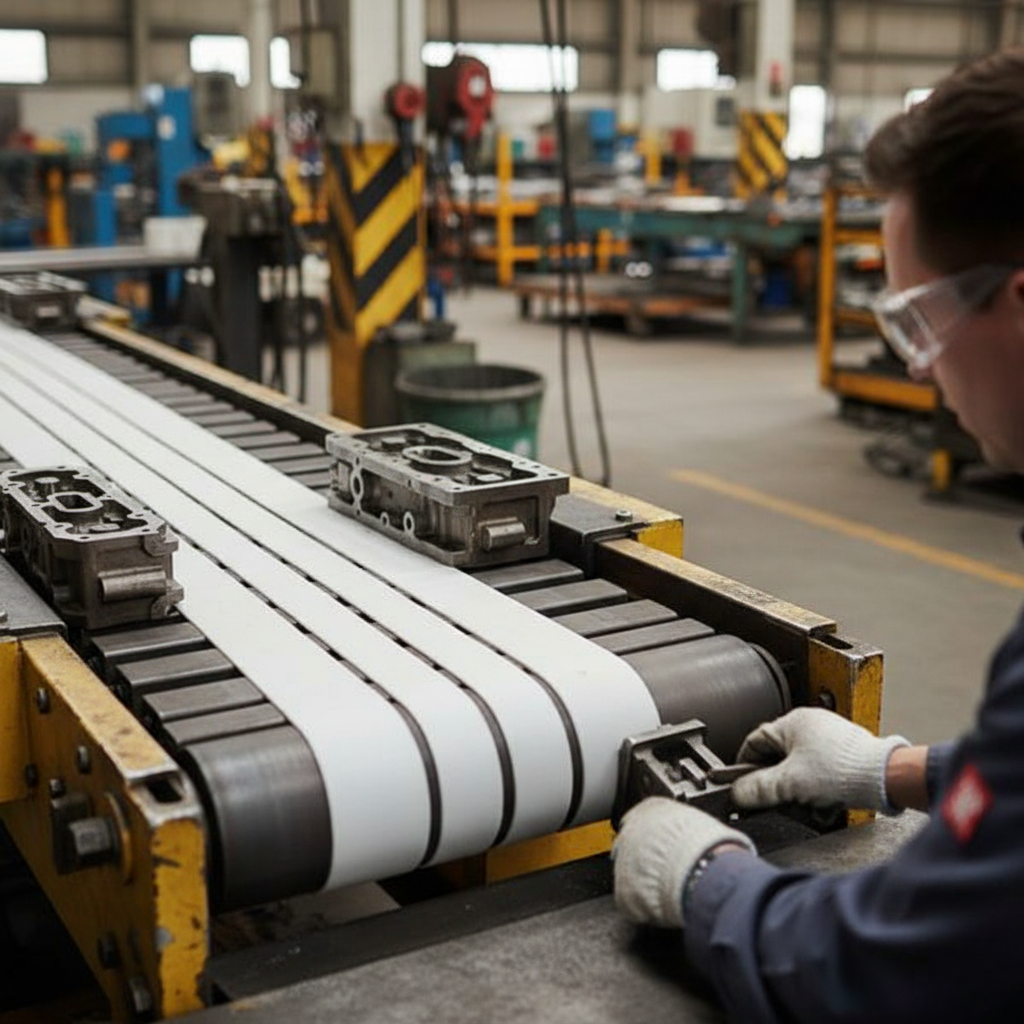 Premium Silicone Rubber Strip 60° Shore - Durable and Versatile for Various Applications