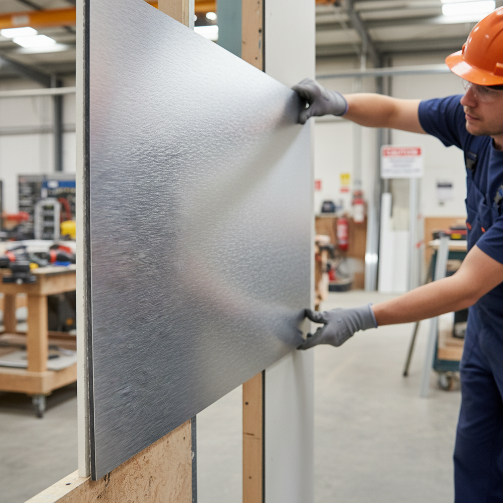 Premium Brushed Aluminium Composite Panel Sheet - Durable, UV Resistant, Versatile for Signage and Displays