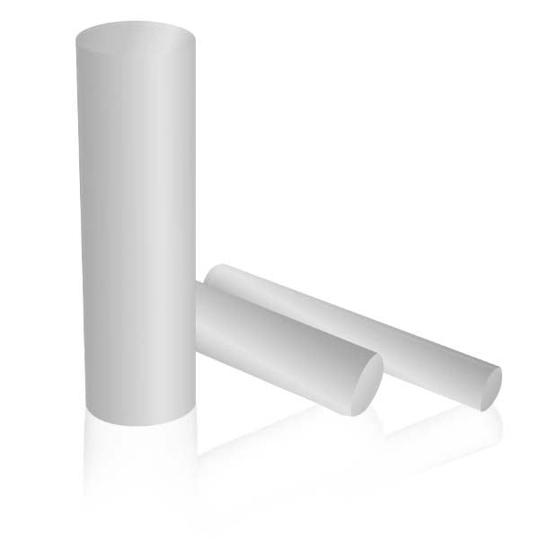 Premium PVDF Natural Plastic Rod - High Chemical Resistance, UV & Weatherproof, Electrical Insulation 10mm to 100mm