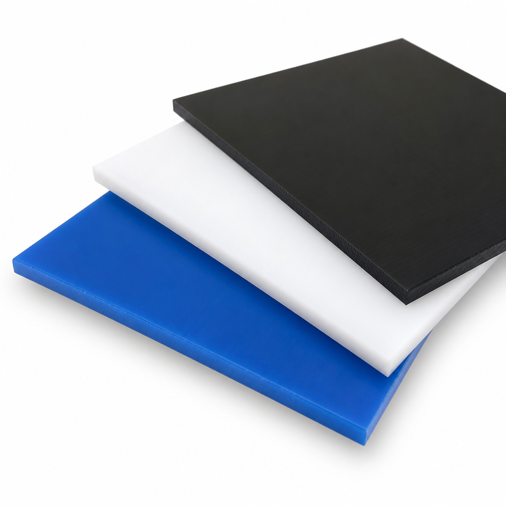 Polypropylene Black / White / Blue Sheet 3.5mm thick for Dividers & protective covers