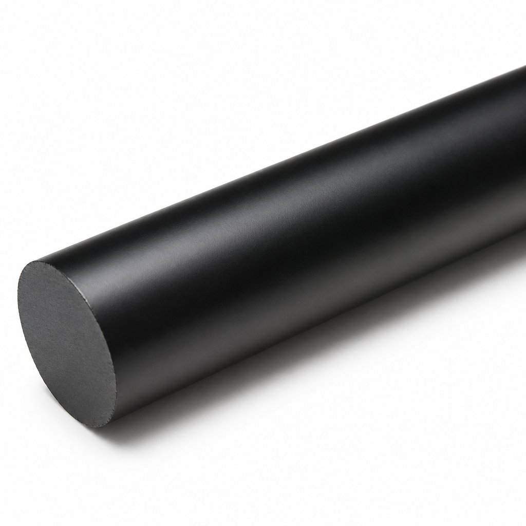 Black Acetal Rod for Food Applications (Various Sizes) 6mm to 90mm diameter