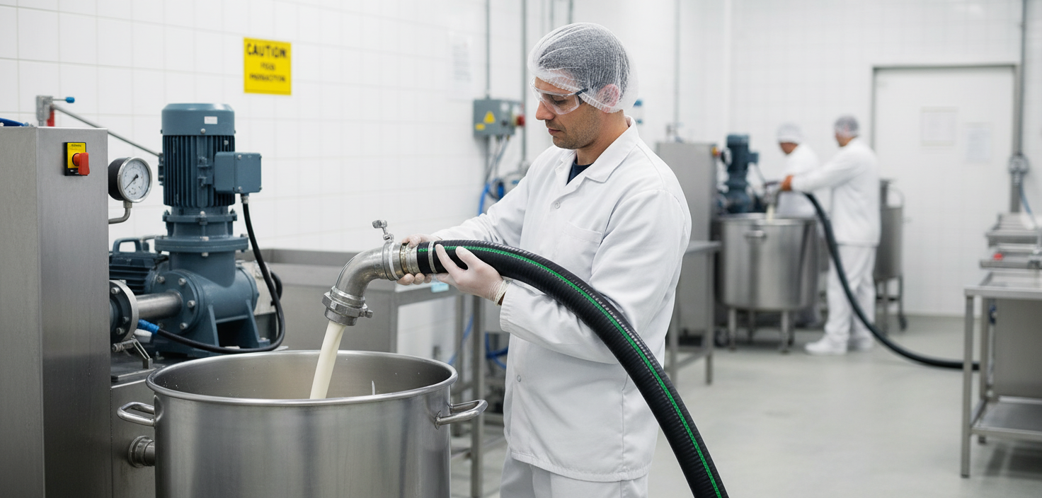 Premium High-Performance Food-Grade PVC Hose with Steel Spiral Reinforcement for Suction and Delivery of Liquids