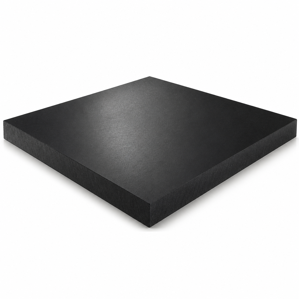 Cast Nylon 6 Black Sheet for Engineering Applications 70mm to 100mm thick