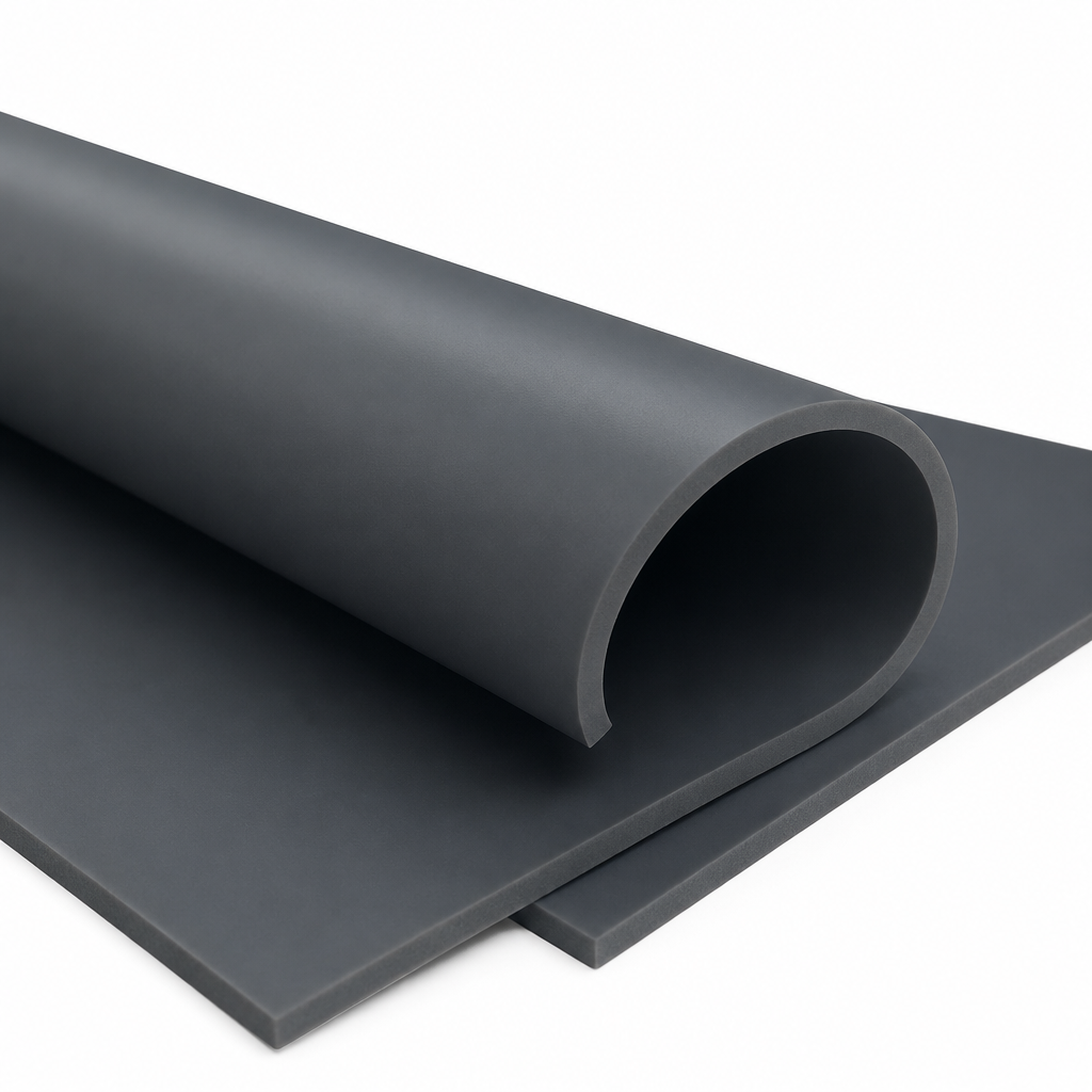 Unplasticised PolyVinylChloride Grey Sheet 1.5mm to 2mm thick for Displays & protective covers