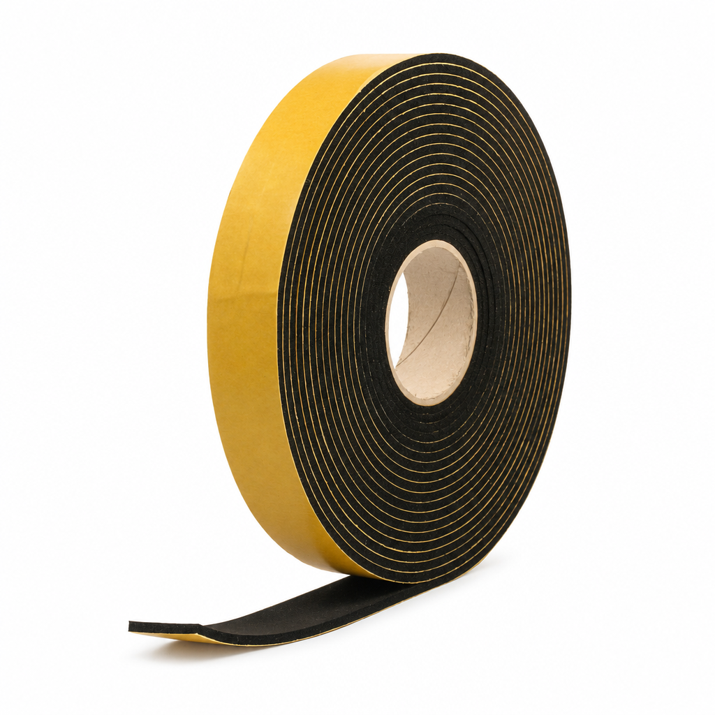 5mm Thick – Self-Adhesive Sponge Rubber Strip