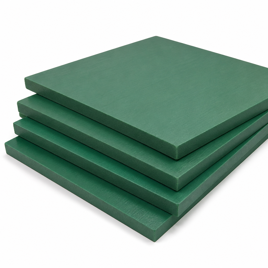 Cast Polyamide 6 Oil-Filled Sheet in Green for Industrial Applications 10mm to 30mm thick