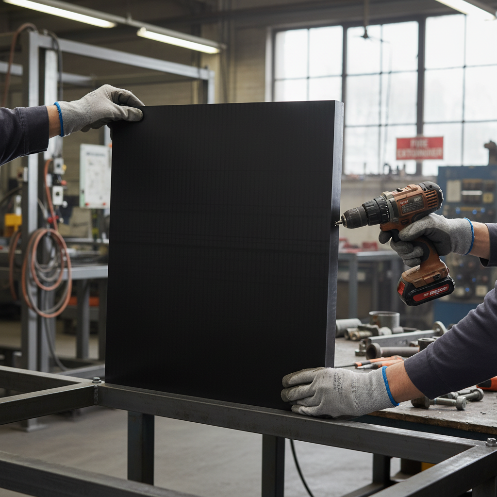 Premium Heavy Duty PE300 (HDPE) Extruded Black Sheet with High Chemical Resistance and Low Moisture Absorption