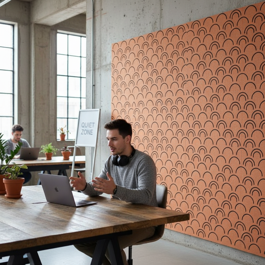 Premium 100% Recycled PET Felt Acoustic Panels 9mm - Pack of 2 with Outstanding Sound Absorption