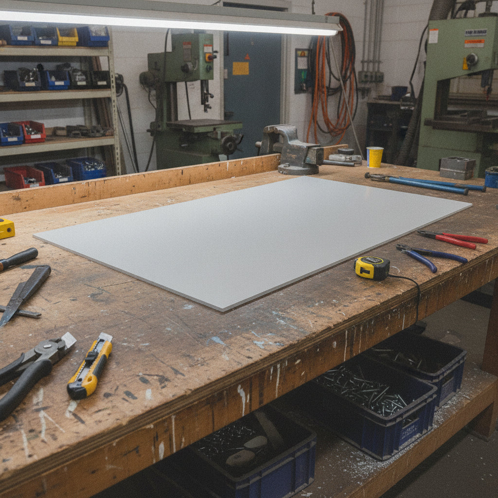 Nylon 6 Natural Plastic Sheet - 1mm to 4mm Thick