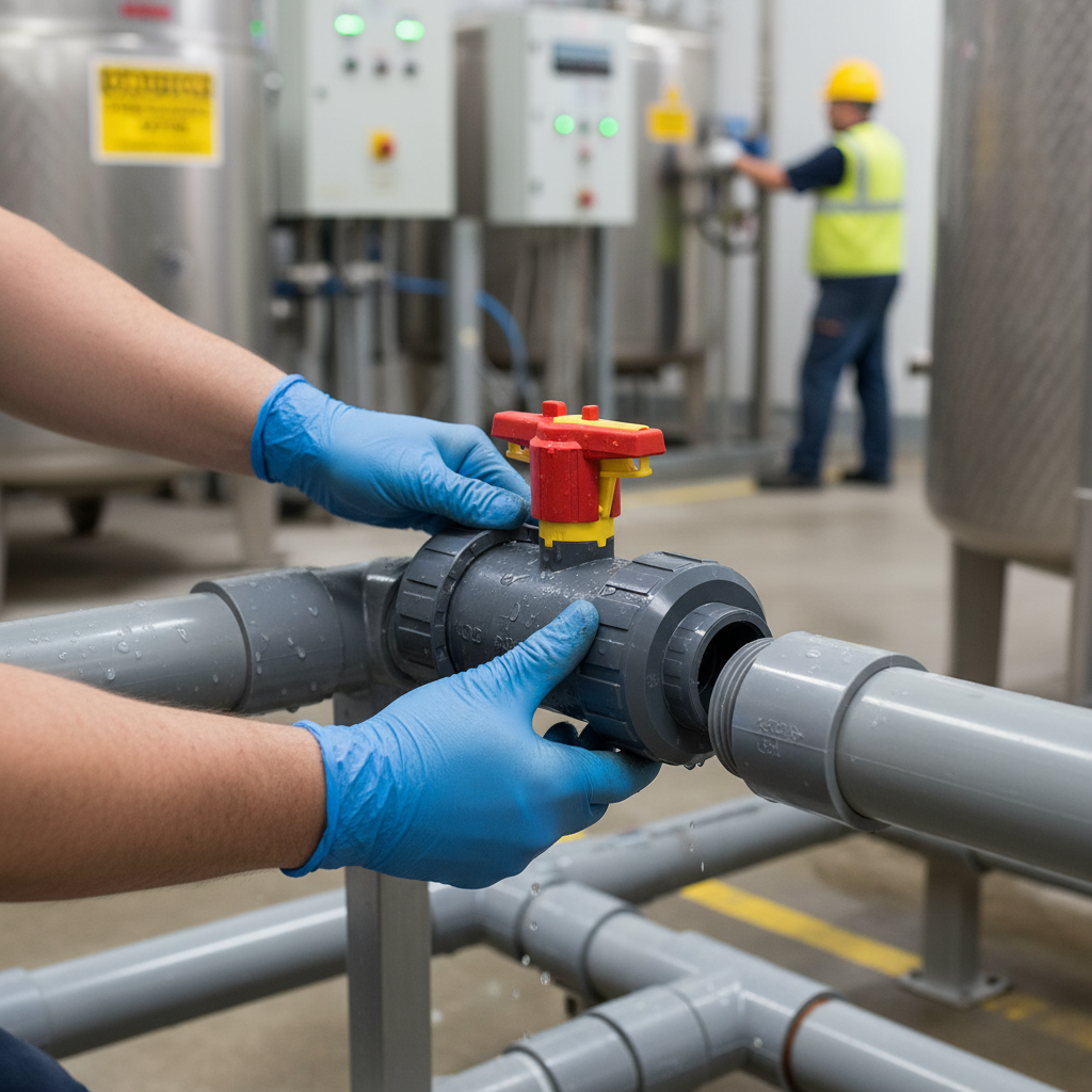 Premium PVCu 3 Way Ball Valve L Port with EPDM Seals for Corrosion Resistance and Easy Installation