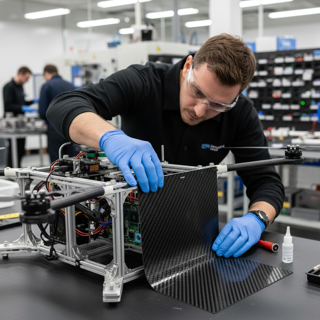 Premium High Strength Carbon Fibre Sheet with Glossy Finish for Structural Applications