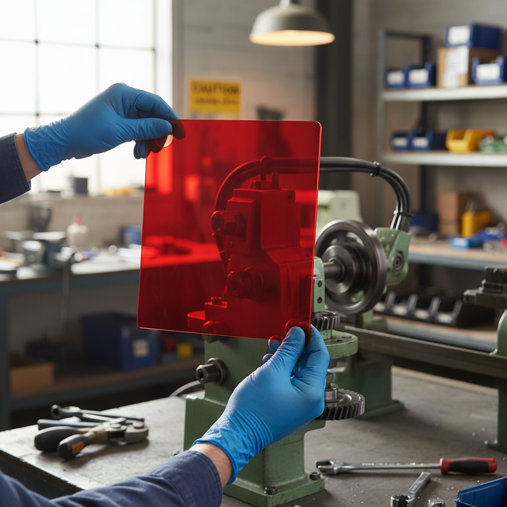 Premium Red Acrylic Sheet - Durable, High-Performance Material with Excellent Surface Hardness and Temperature Resistance