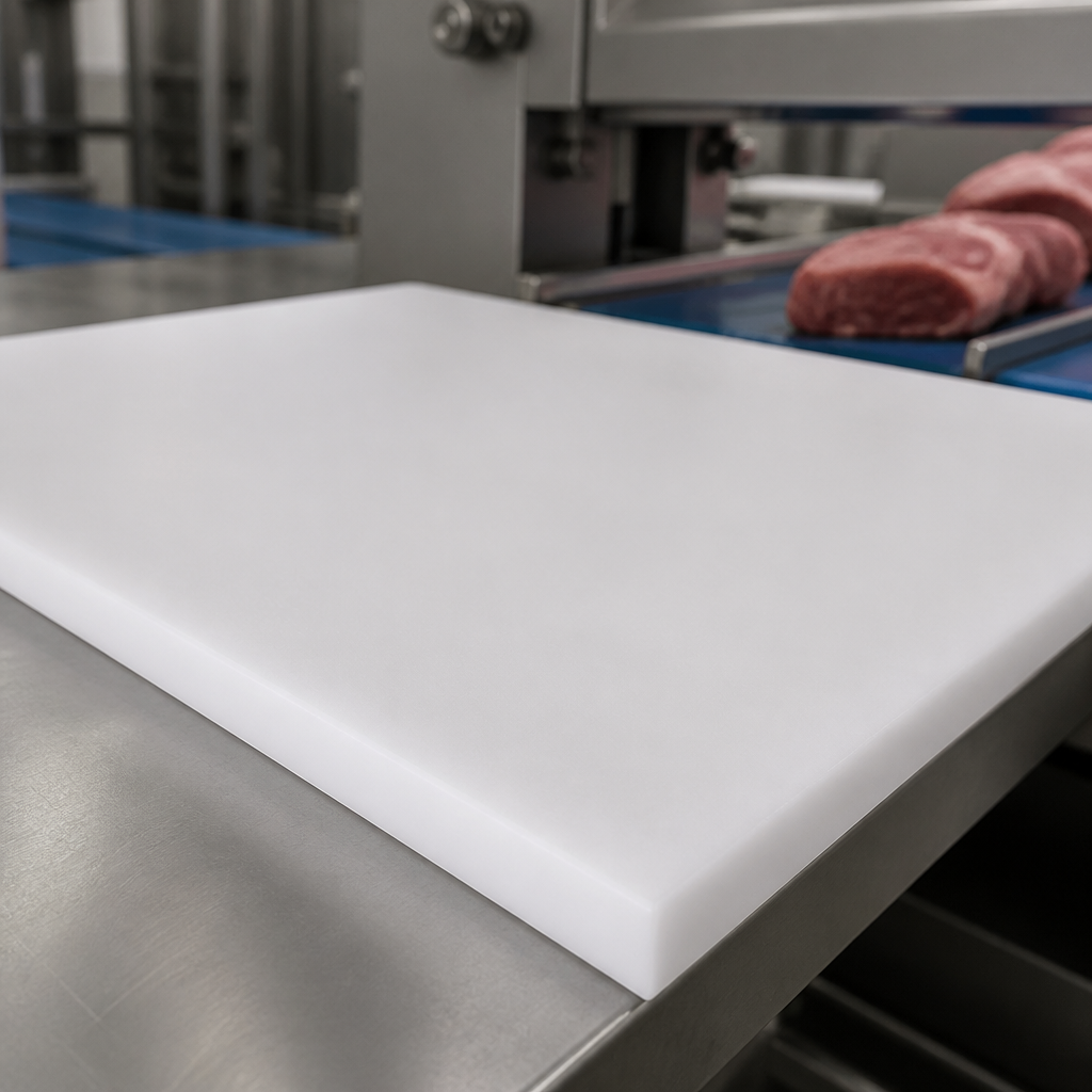 Ultra-High Molecular Weight Polyethylene Sheet for Food Processing 5mm to 40mm thick