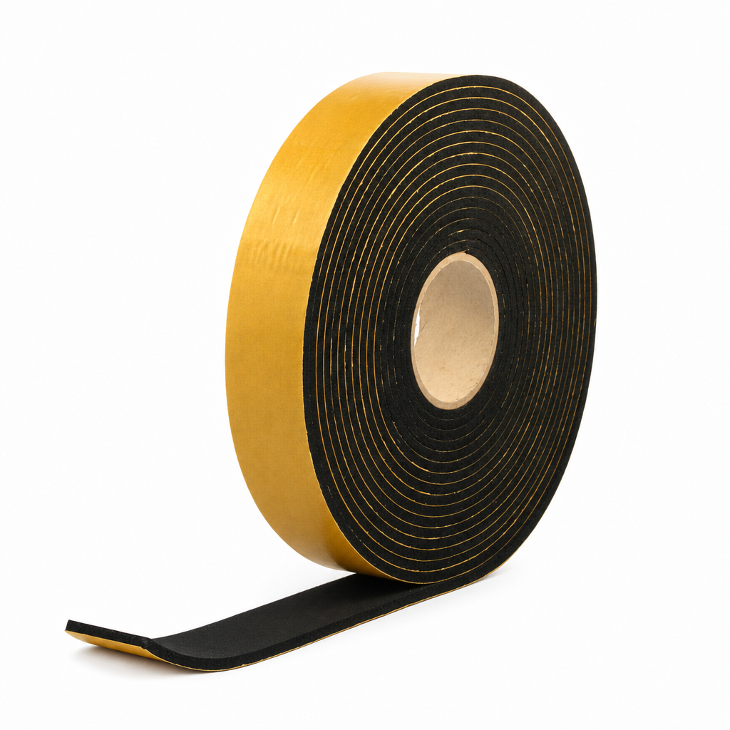 6mm Thick – Self-Adhesive Sponge Rubber Strip