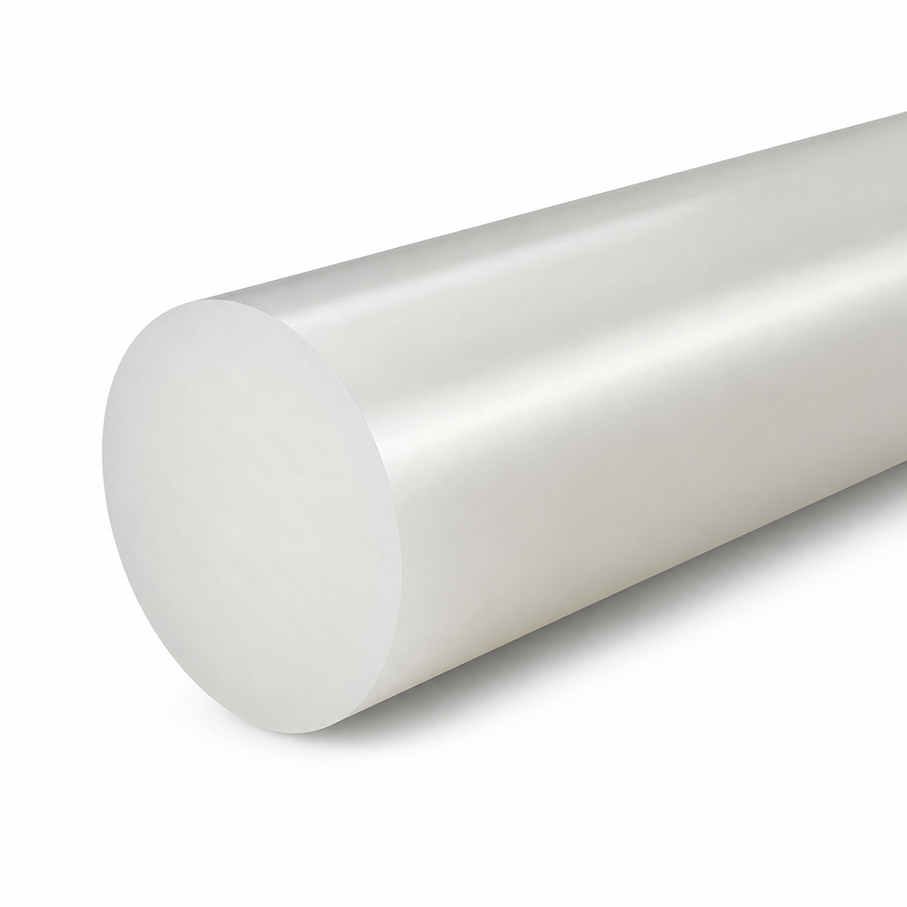 Polypropylene Natural Rod for Chemical Applications 250mm to 300mm diameter