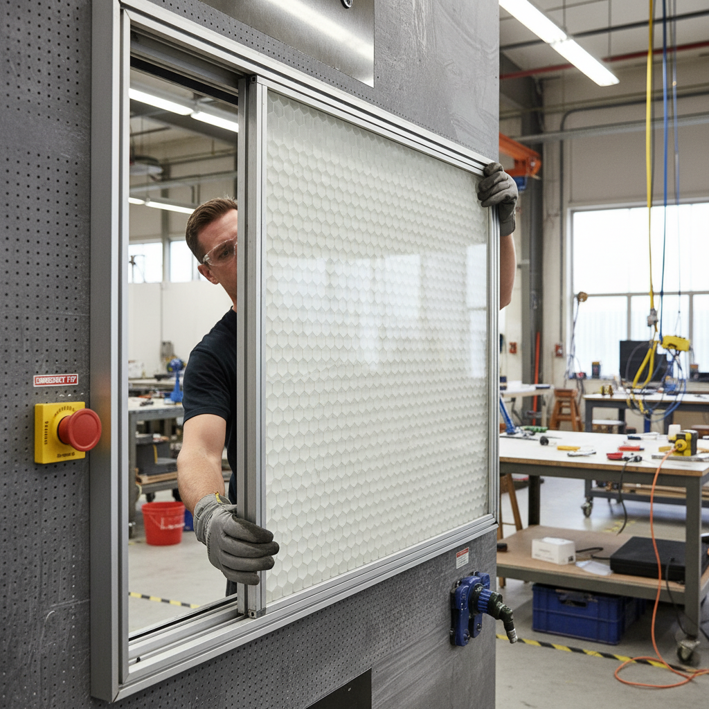 Premium Honeycomb Composite Sheet with Clear Acrylic Finish - Lightweight, Rigid, and Impact Resistant for Interior Applications