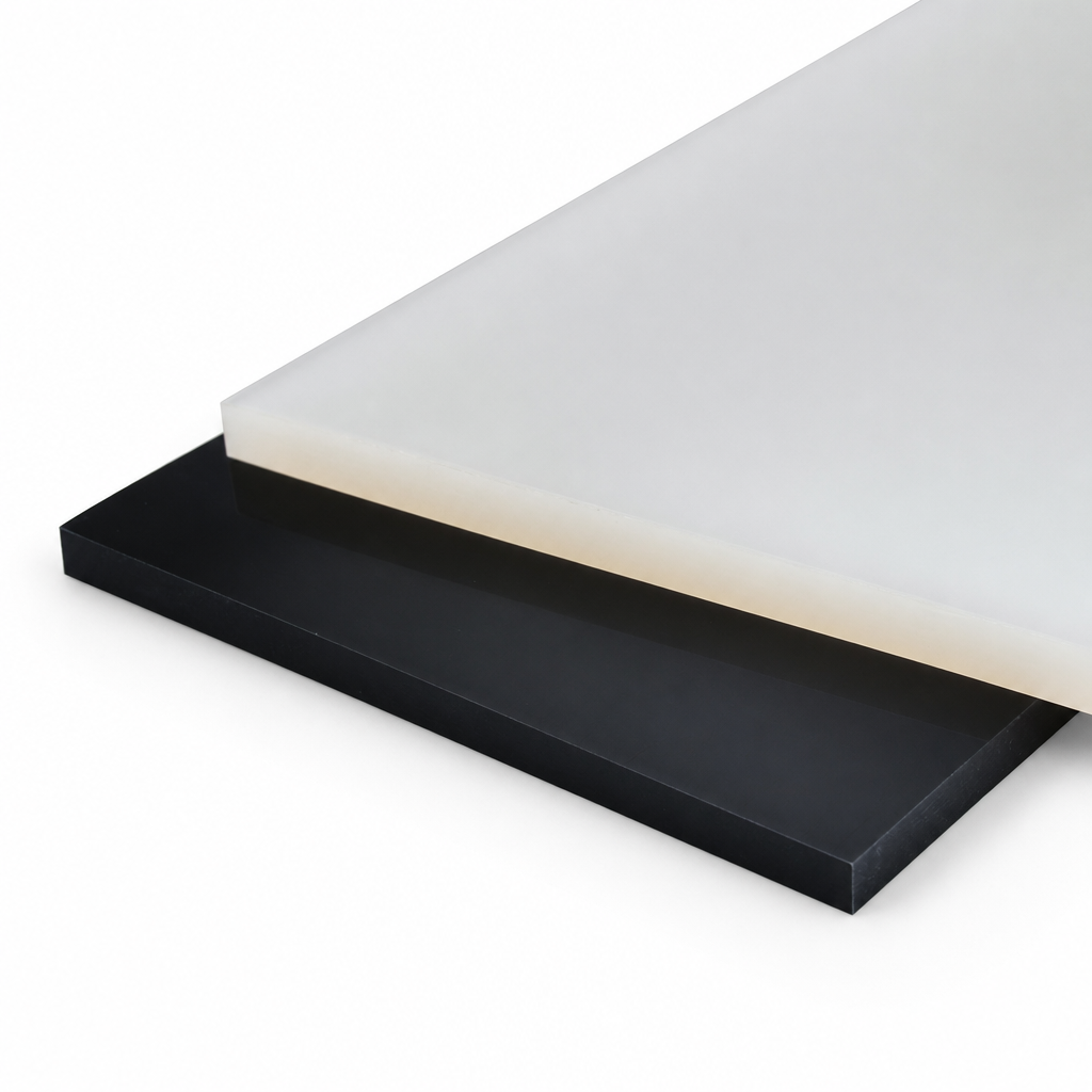 Polypropylene Copolymer Natural (milky-white) / Black Sheet 1mm to 2mm thick for Chemical tanks & packaging