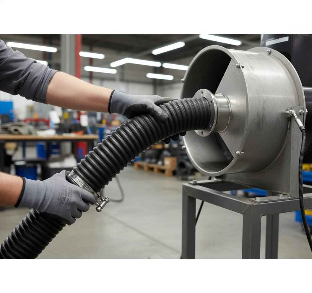 Premium Thermoplastic Rubber Hose for Air and Acid Vapours Transport, Flexible and Durable with High Abrasion Resistance