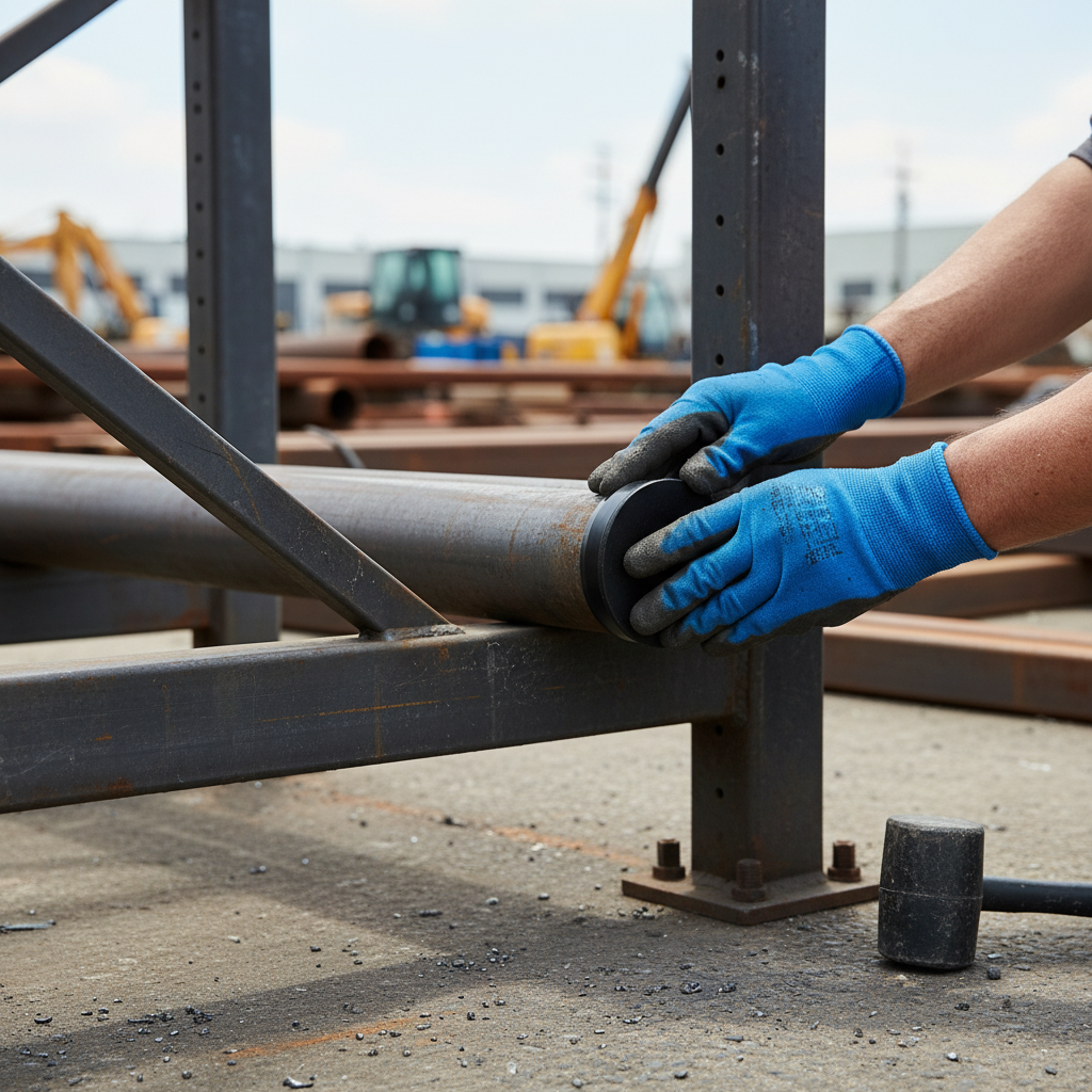 Premium Heavy Duty Round Plugs for Packaging Tubes - Durable Black HDPE Seal with Tight Fit for Secure Transit and Retail Displays